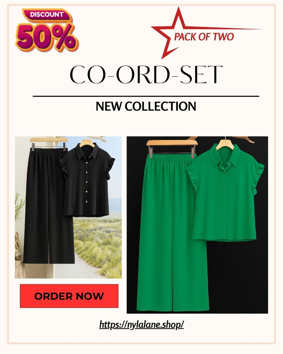 Pack of 2 Co-Ord Collection – in Trending