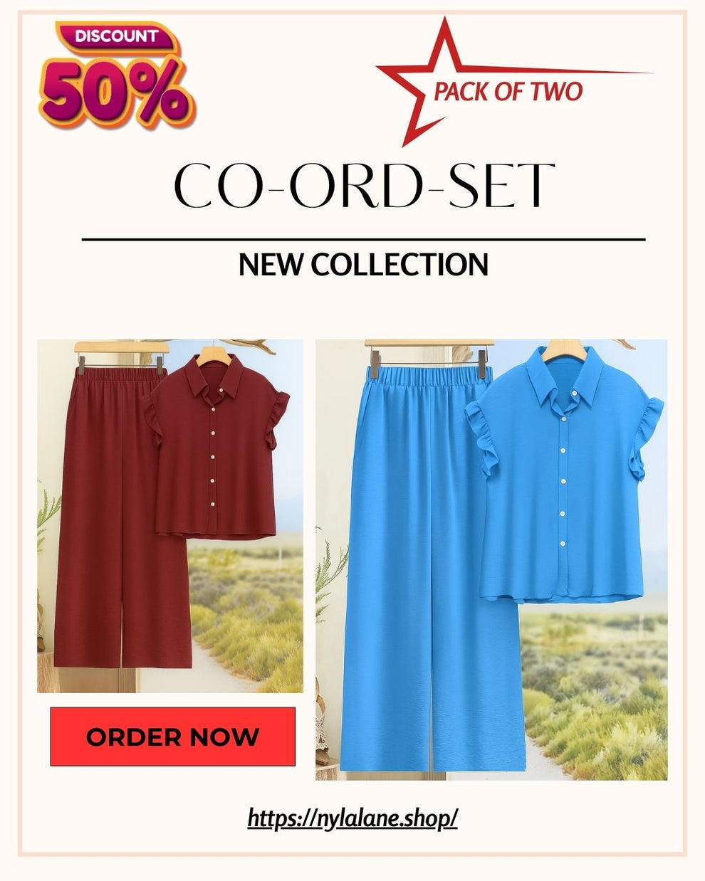 Pack of 2 Co-Ord Collection – in Trending