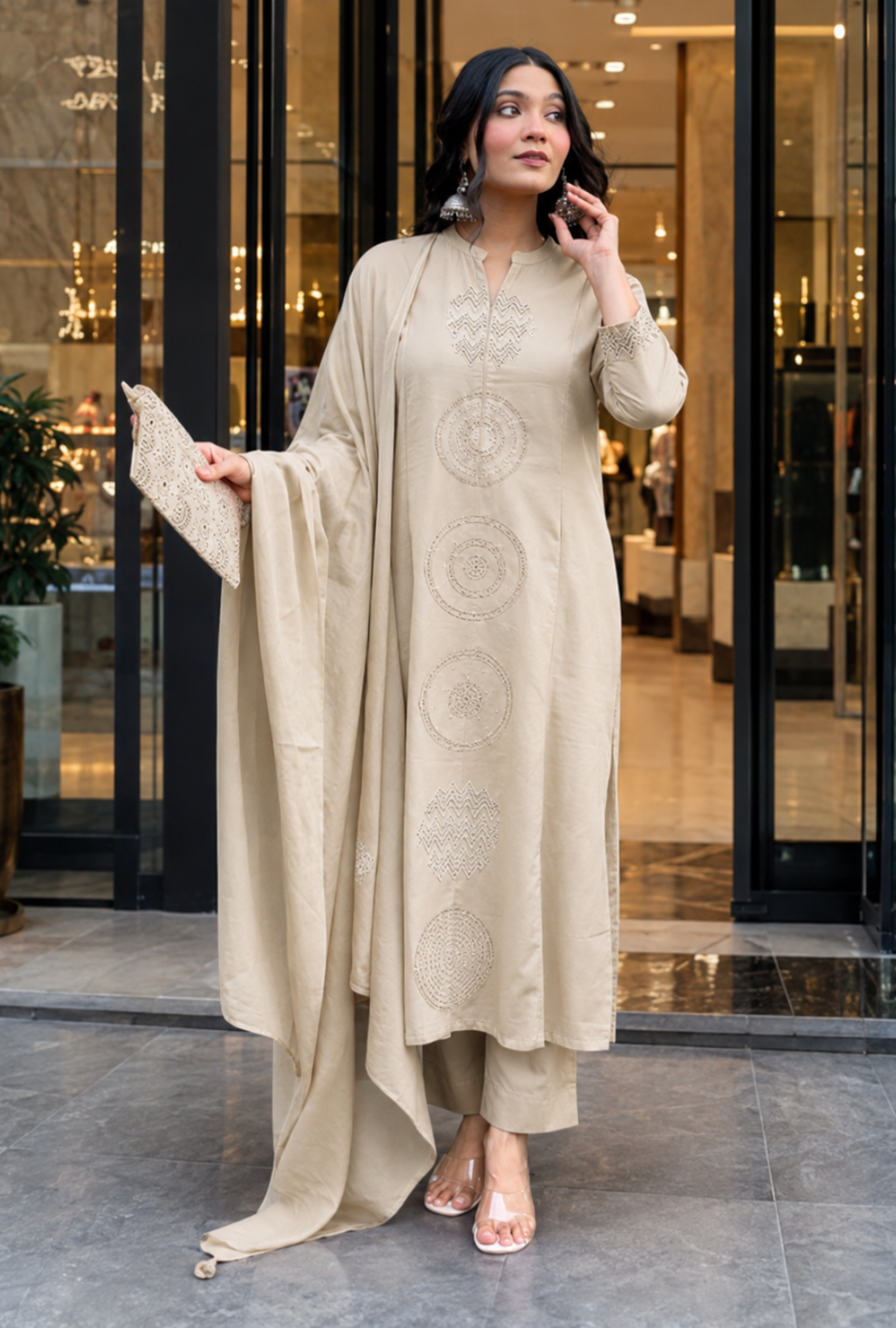 Women’s Premium Printed Kurta Pant & Dupatta Set