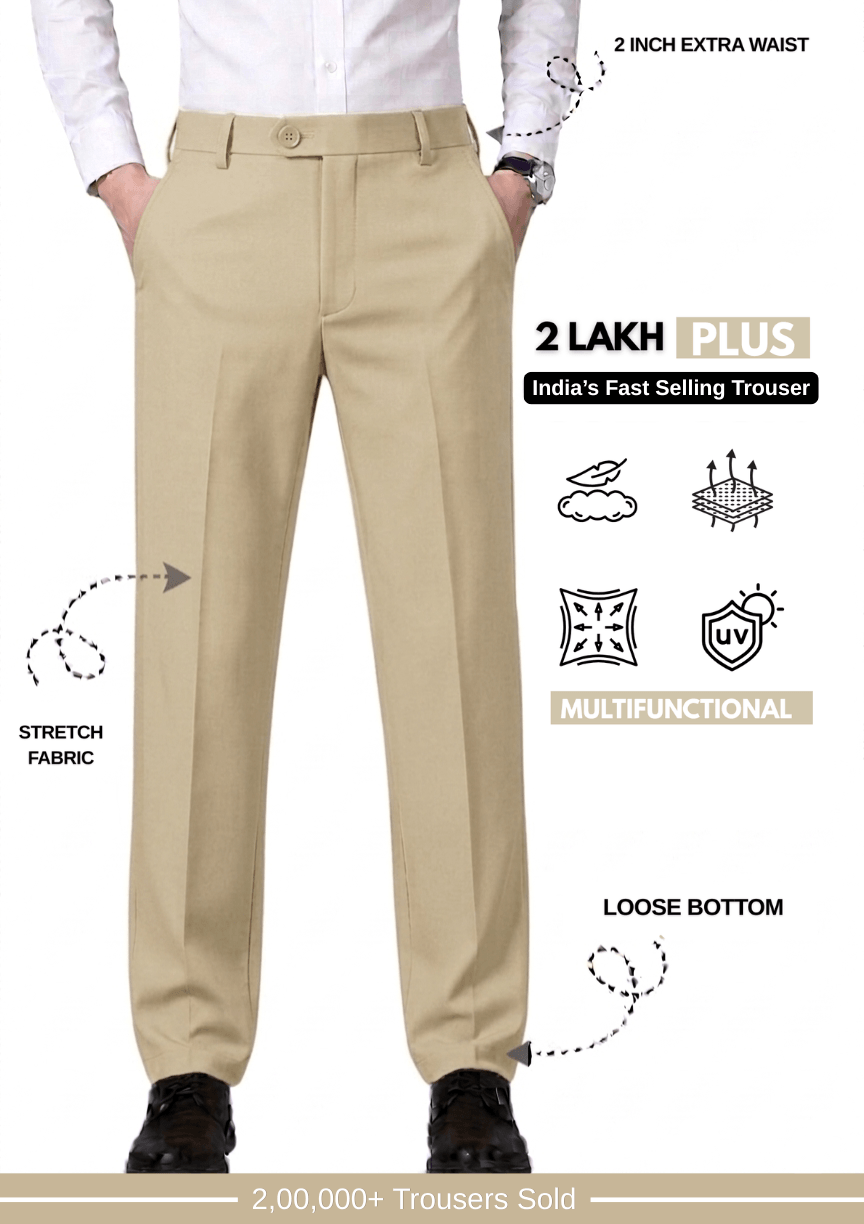 COMFORT PLUS™  FORMAL TROUSER Pack Of 2