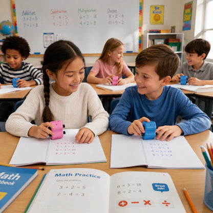 4-In-1 Math Practice Roller Stamp Buy 1 Get 1 Free