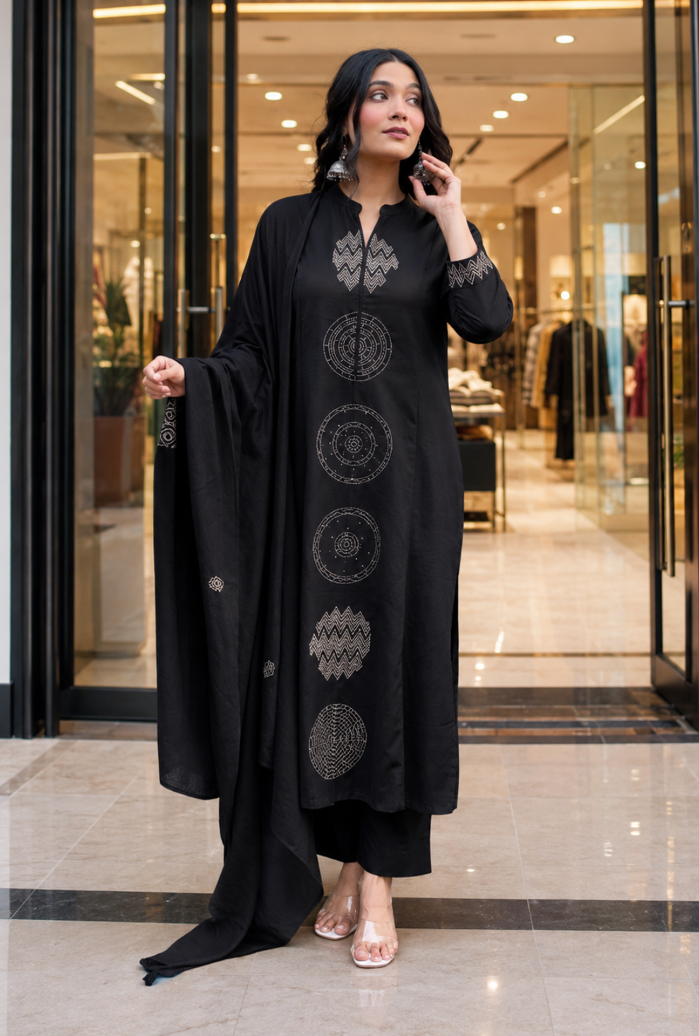 Women’s Premium Printed Kurta Pant & Dupatta Set