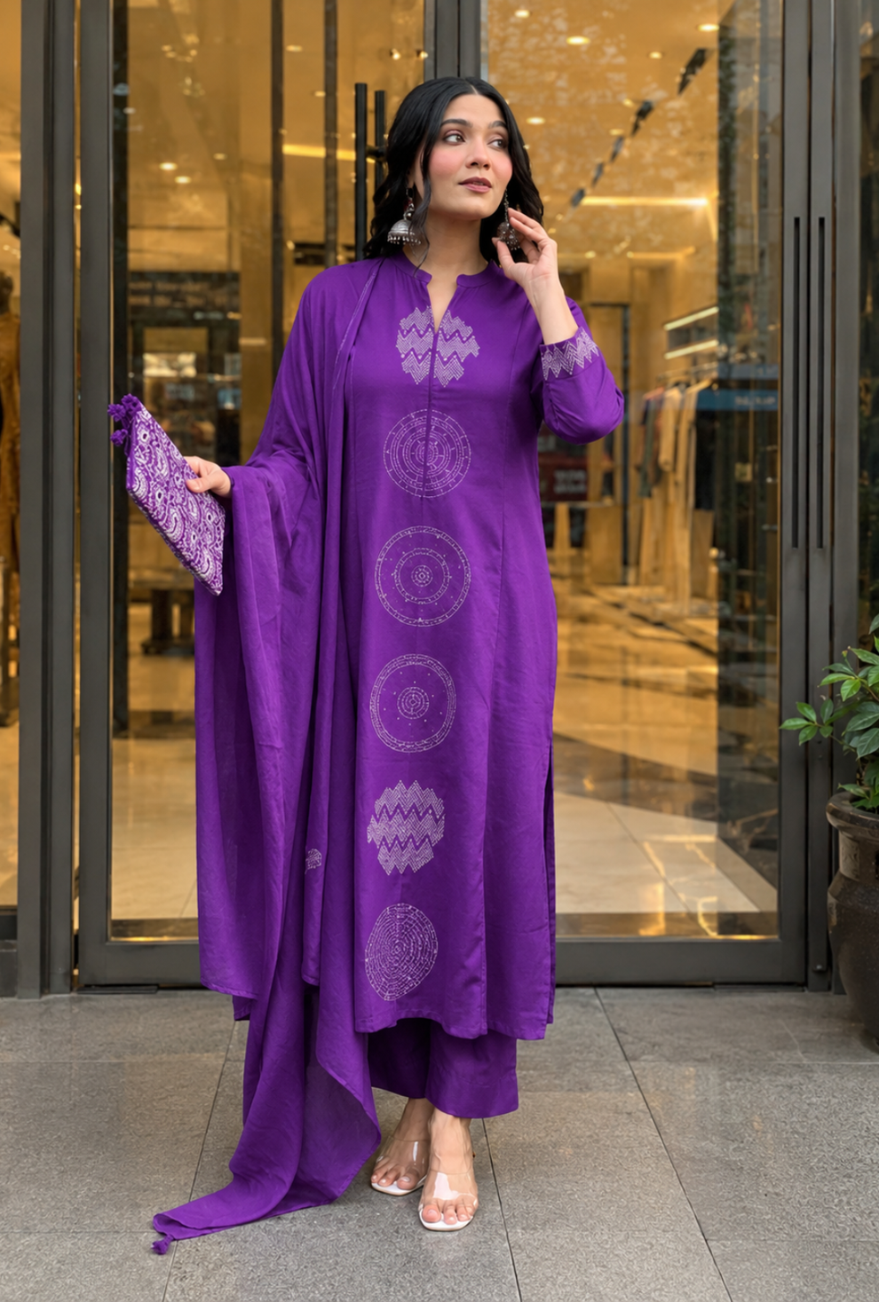 Women’s Premium Printed Kurta Pant & Dupatta Set