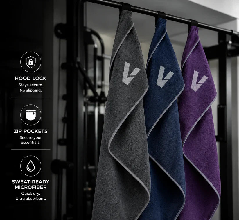 GLOW™ LockFit Gym Towel Pack Of 2