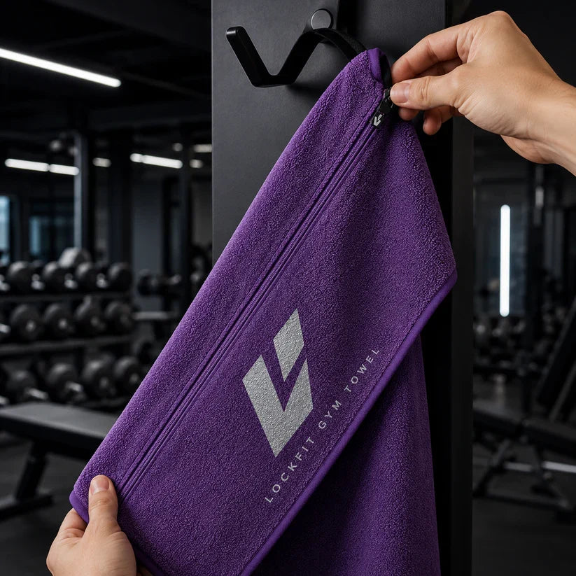 GLOW™ LockFit Gym Towel Pack Of 2