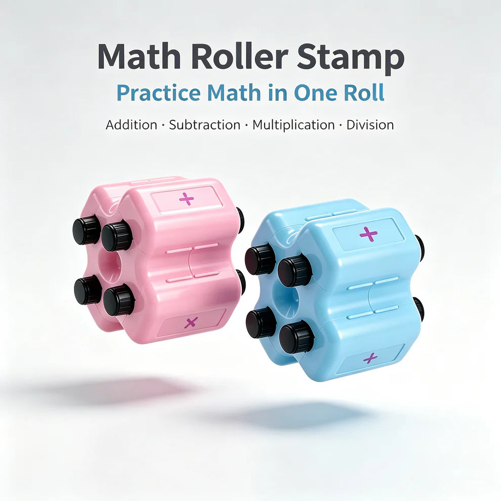 4-In-1 Math Practice Roller Stamp Buy 1 Get 1 Free