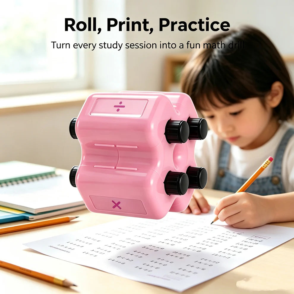 4-In-1 Math Practice Roller Stamp Buy 1 Get 1 Free