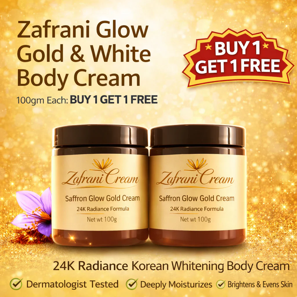 (BUY 1 GET 1 FREE) Glowveda® - Magic Glow Gold & White Body Cream Combo
